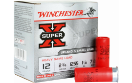 Winchester Ammo XU12H7 Super-X Game & Field 12GA 2.75" 1-1/8oz #7.5 Shot - 250sh Case