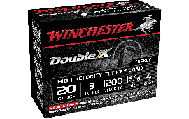 Winchester Ammo STH2034 Double X Turkey 20GA 3" 1-5/16oz #4 Shot - 10sh Box