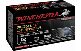 Winchester Ammo S12PDX1S Elite PDX1 Defender 12GA 2.75" 1oz 3 - 150 Grain Pieces Shot - 10sh Box