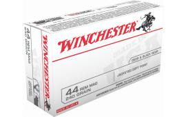 Winchester Ammo Q4240 Best Value 44 Remington Magnum 240 GR Jacketed Soft Point - 50rd Box