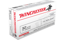 Winchester Ammo Q4255 Best Value 32 ACP 71 GR Full Metal Jacket - 50rd Box