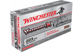 Winchester Ammo X223P1 Super-X .223/5.56 NATO 40 GR Varmint - 20rd Box