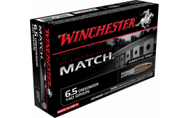 Winchester Ammo S65CM Match 6.5 Creedmoor 140 GR Hollow Point Boat Tail - 20rd Box