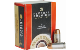Federal P45HS1 Premium 45 ACP Hydra-Shok Jacketed Hollow Point 230 GR - 20rd Box