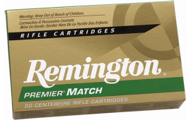 Remington Ammunition RM223R3 Premier Match 223 Remington 77 GR Hollow Point Boat Tail - 20rd Box