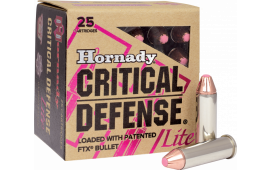 Hornady 90240 Critical Defense Lite 9mm Luger 100 GR Flex Tip Expanding - 25rd Box
