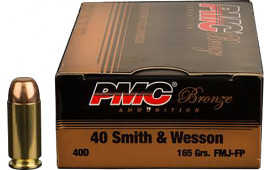 PMC 40DBP Battle Pack 40 Smith & Wesson 165 GR Full Metal Jacket - 300rd Battle Pack