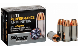 Sig Sauer E40SW120 Elite Performance 40 S&W 165 GR Jacketed Hollow Point - 20rd Box