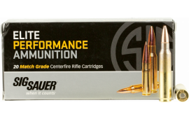 Sig Sauer E223M120 Match Grade .223/5.56 NATO 77 GR Open Tip Match - 20rd Box