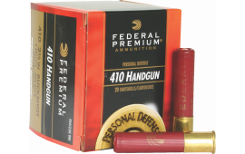 Federal PD412JGE000 Premium Personal Defense 410GA 2.5" Buckshot 4 Pellets 000 Buck - 20sh Box