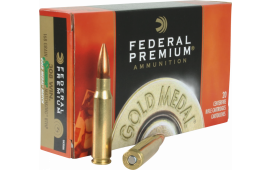 Federal GM308M Gold Medal 308 Winchester/7.62 NATO 168 GR Sierra MatchKing Boat Tail Hollow Point - 20rd Box