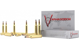 Nosler 65180 Varmageddon 22 Nosler 62 gr Flat Base Hollow Point (FBHP) - 20rd Box