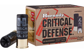 Hornady 86240 Critical Defense 12GA 2.75" Lead 8 Pellets 00 Buck - 10sh Box