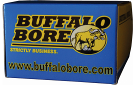 Buffalo Bore Ammunition 45/255 Outdoorsman 45 ACP 255 GR Hard Cast Flat Nose - 20rd Box