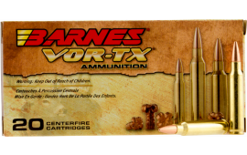 Barnes Bullets 31190 VOR-TX .223/5.56 NATO 62 GR TSX Boat Tail - 20rd Box