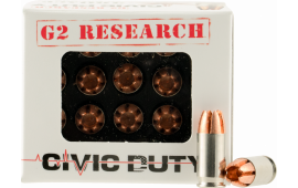 G2 Research Civic 380 Civic Duty 380 ACP 64 GR Copper Expansion Projectile - 20rd Box
