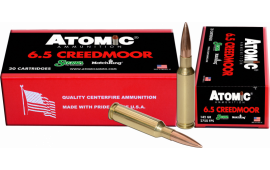 Atomic 00404 Match 6.5 Creedmoor 142 GR Match HP - 20rd Box