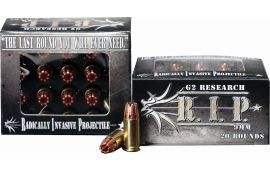 G2 Research RIP 9mm R.I.P 9mm Luger 92 GR Hollow Point - 20rd Box