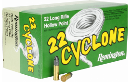 Remington Ammunition CY22HP Cyclone 22 LR Hollow Point 36 GR - 50rd Box
