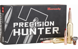 Hornady 81621 Precision Hunter 6.5 Precision Rifle Cartridge (PRC) 143 GR ELD-X - 20rd Box