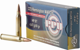PPU PPM2231 Match .223/5.56 NATO 69 GR Hollow Point Boat Tail - 20rd Box