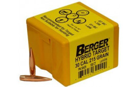 Berger Bullets 30429 Hybrid Target  30 Cal .308 215 gr Hybrid 100 Per Box