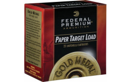 Federal GMT11775 Gold Medal Paper 12GA 2.75" 1-1/8oz #7.5 Shot - 25sh Box