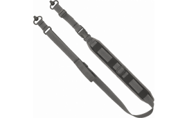 GrovTec US Inc GTSL128 QS 2-Point Sentinel with Wolf Gray Finish, Adjustable Design & Push Button Swivels for Rifle/Shotgun