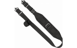 GrovTec US Inc GTSL133 QS Heavy Gunner with Black Finish, 3" W, Adjustable Design & 1.50" Push Button Swivels for Rifle/Shotgun