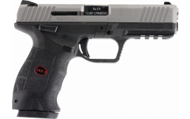 Sar USA SAR9 Semi-Automatic Pistol 4.4" Barrel 9mm 17+1 Stainless Steel Slide W/ Black Frame - SAR9ST 