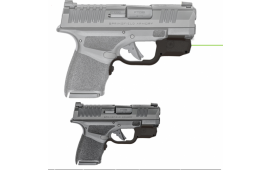 Crimson Trace 0101820 Laserguard  5mW Green Laser with 532nM Wavelength & Black Finish for Springfield Hellcat