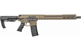 Black Rain Ordnance Semi Automatic Rifle 16" Barrel .223/5.56 30 Round - FDE - 7075 Billet Receiver- BRO-20102901