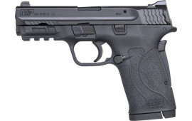 Smith & Wesson 180023 M&P 380 Shield EZ 3.675" 8+1 Black Polymer Grip/Frame Grip Black Armornite Stainless Steel