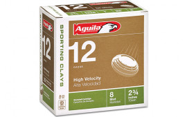 Aguila 1CHB1286 Target Load High Velocity 12 Gauge 2.75" 1 oz 8 Shot - 25sh Box