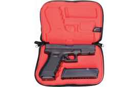 GPS Bags GPS907PC Custom Molded  with Lockable Zippers, Internal Mag Holder & Black Finish for Glock 17,19,22,23,26,27