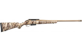 Ruger 26929 American Standard Bolt 24" 3+1 GoWild IM Brush Synthetic Stock Bronze Cerakote