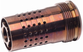 Q LLC CB1/228 Cherry Bomb  Copper 17-4 Stainless Steel with 1/2"-28 tpi Threads & 1.64" OAL for 5.56x45mm NATO AR-Platform
