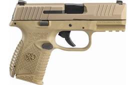 FN 66-509C Semi Automatic Striker Fired Pistol 3.7" Barrel 9mm - FDE/FDE (1) 12-RND(1)15rd - 100818 