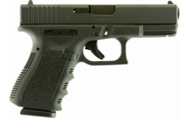 Glock UI1950203 G19, Gen 3 -  Compact Double Stack 9mm Semi-Auto Pistol, 4.01"BBL,  15+1 Black