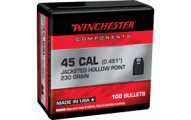 Winchester Ammo WB45HP230X BUL 45 230 Jacketed Hollow Point Retail 100/10