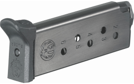 Ruger 90621 OEM  Blued Detachable 6rd for 380 ACP Ruger LCP, LCP II Includes Flush Floor Plate