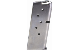 Sig Sauer OEM P938 9mm 6rd Magazine w/ Flat Base Plate, Stainless Steel