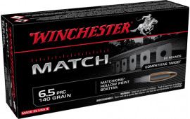 Winchester Ammo PRC Match 6.5PRC 140 GR Boat Tail Hollow Point 20/2 - 20rd Box