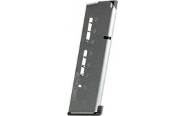 Wilson Combat 500C 1911 45 ACP 8rd Stainless Steel Finish Low-Profile Steel Base Pad