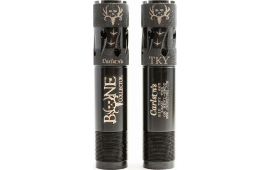 Carlson's Choke Tubes 80145 Bone Collector  Browning Invector-Plus 20 Gauge Turkey 17-4 Stainless Steel Matte Black (Ported, Extended)