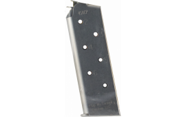 Chip McCormick Custom 14121 Match Grade 45 ACP 7rd 1911 Compact Stainless Steel Silver Body/Black Base Finish