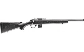 Bergara BMR002 BMR  22 LR 5+1 18" Carbon Fiber Threaded Barrel, Matte Blued, Tactical Gray Speckled Black Stock