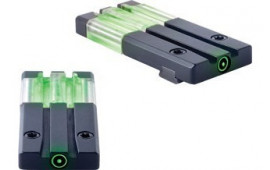 Meprolight USA 631153108 Mepro FT Bullseye Front Sight Fixed Tritium Green Black Frame for Sig P226, P320