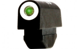 XS Sights RV0001N4 Standard Dot Night Sight Tritium Green with White Outline Front Black Frame for Ruger SP101, S&W J Frame