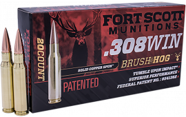 Fort Scott Munitions 308-168-SCV .308 Winchester 168 GR SCS TUI - 20rd Box